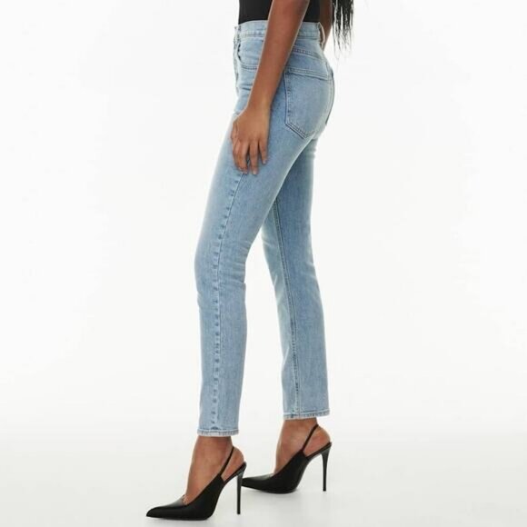Aritzia Denim Forum The Yoko High Rise Slim Jean Women's Size 24 - Picture 3 of 9